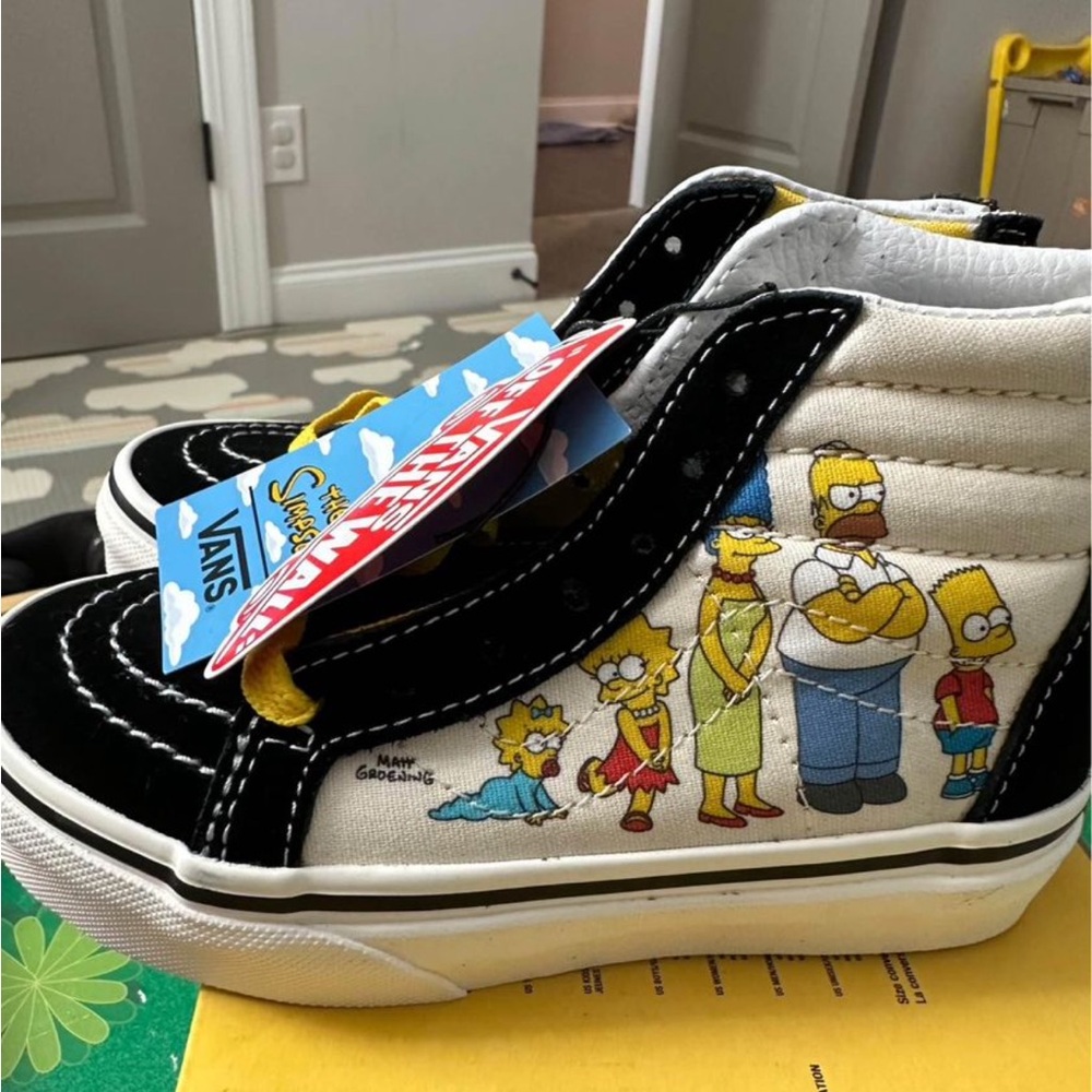 Vans Sk8 Hi Zip size 10.5 kids